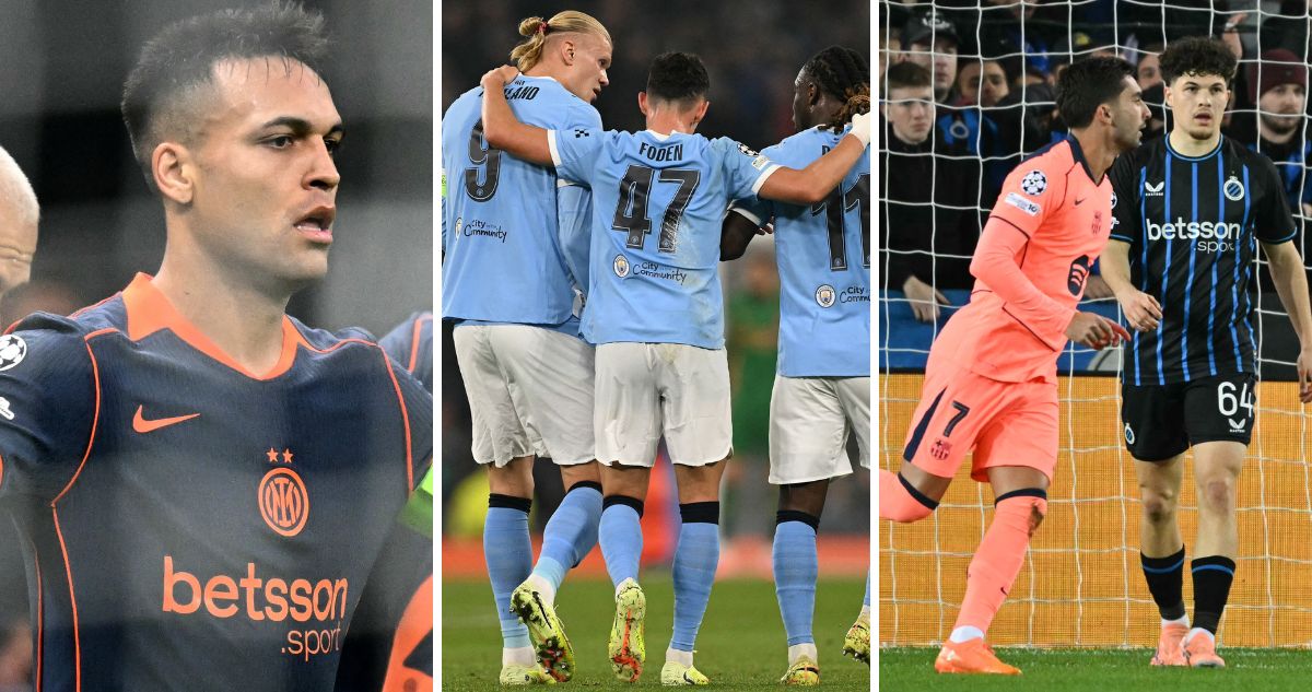 Inter y Man Ciry ganaron en Champions League; Barcelona desentonó.