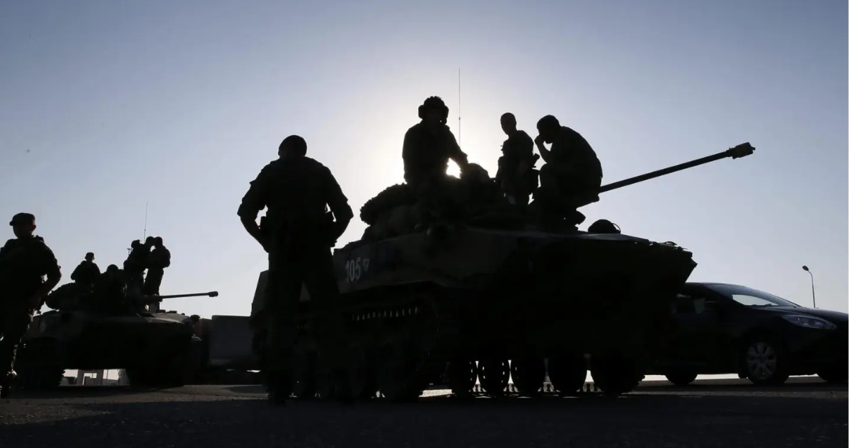 Artilleros rusos en una imagen de archivo