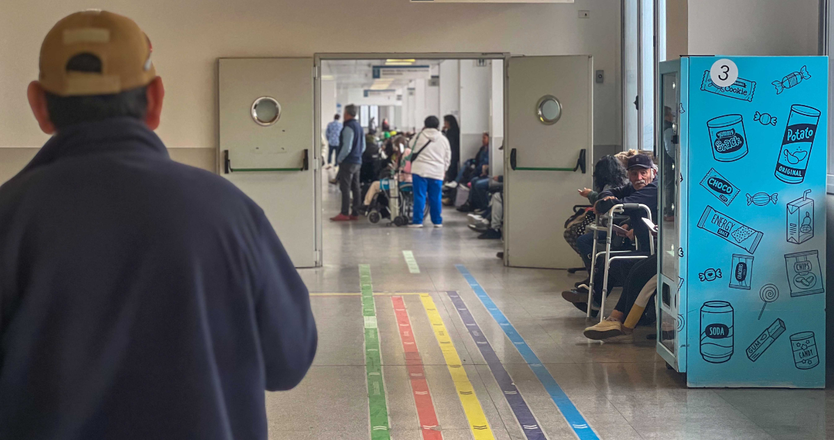 Sala de espera de hospital
