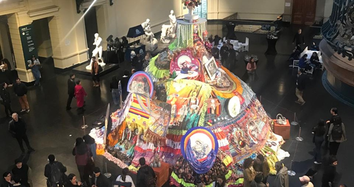 Cosmonación, de Valeria Montti Colque. Foto de Samuel Toro.