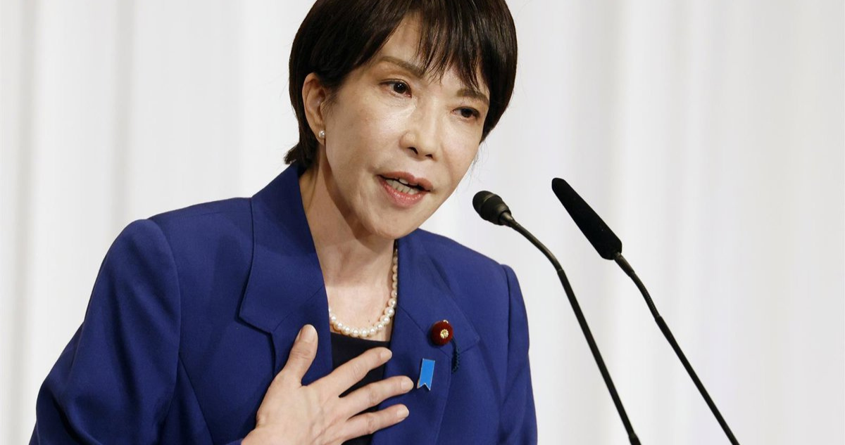 La primera ministra japonesa, Sanae Takaichi