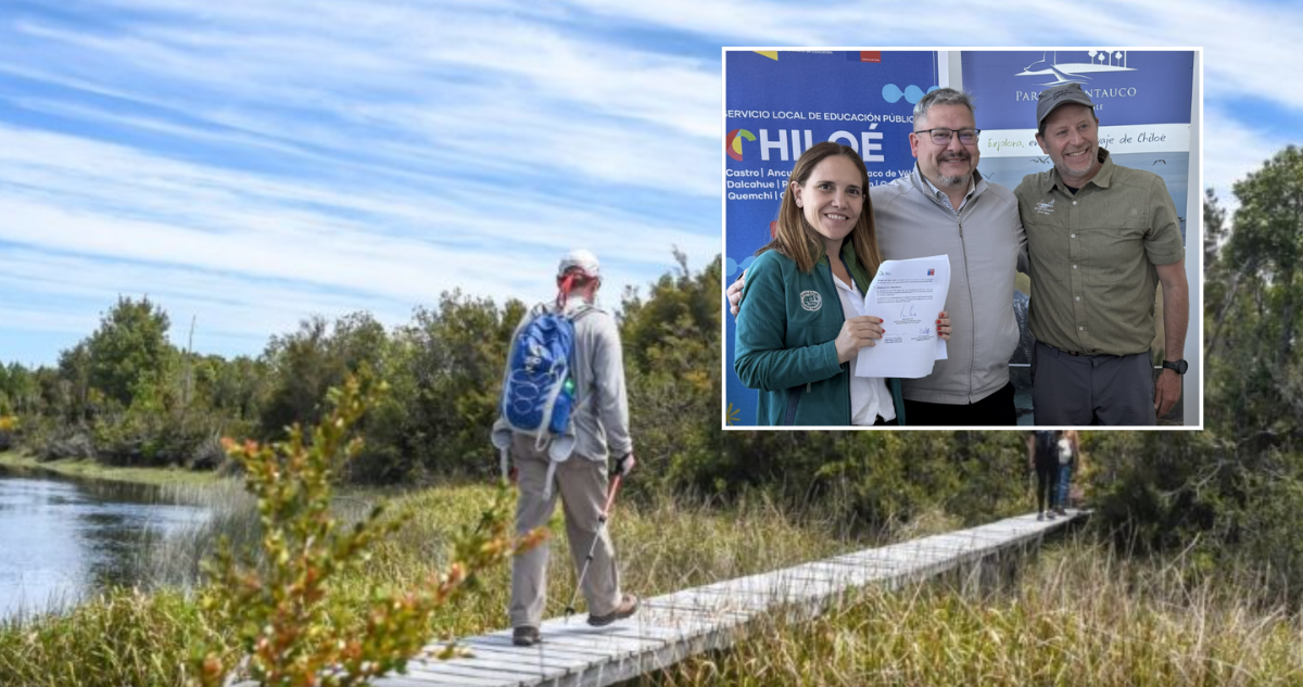 SLEP Chiloé sella acuerdo con Parque Tantauco para reforzar educación ambiental en escuelas públicas