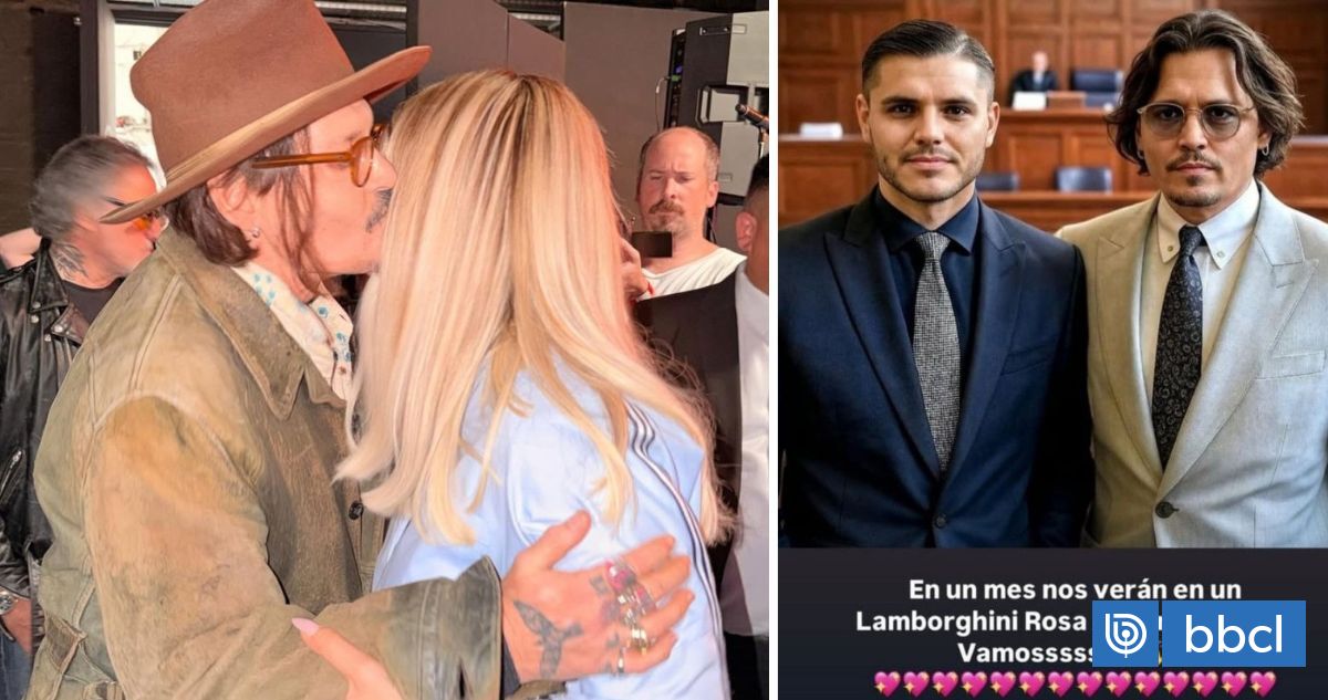 Johnny Depp, Mauro Icardi y Wanda Nara: ¡El triángulo que sacude el espectáculo!