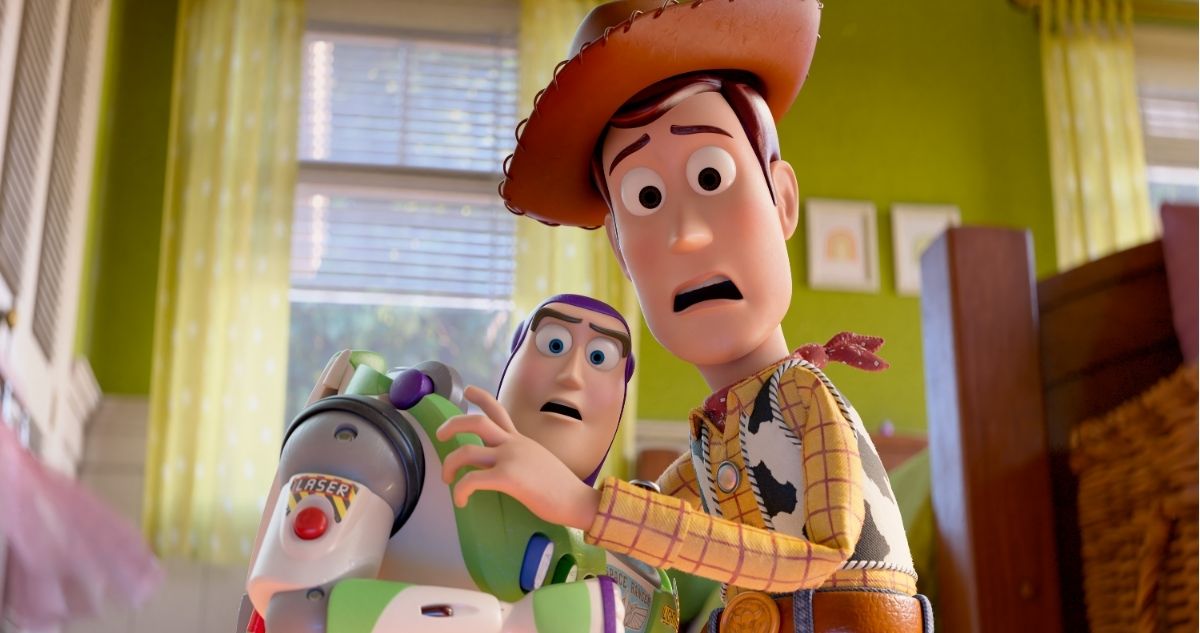 Fotografía de Toy Story 5 con Woody y Buzz