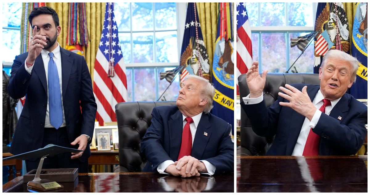 La inesperada reacción de Trump cuando un periodista le pregunta a Mamdani si lo encuentra fascista