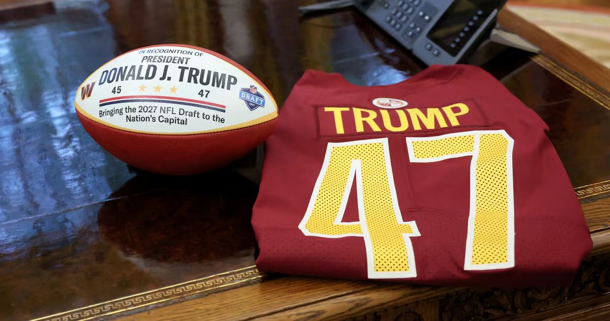 Trump NFL Washington Commanders