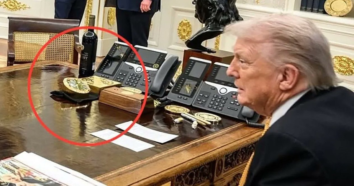 Puro oro: Revelan algunos de los lujosos regalos que le han dado a Trump desde que asumió presidencia