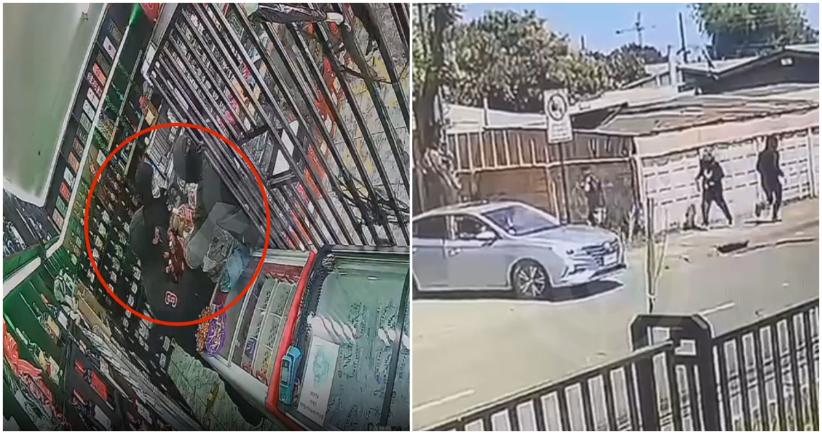 Turbazo en botillería de Hualpén