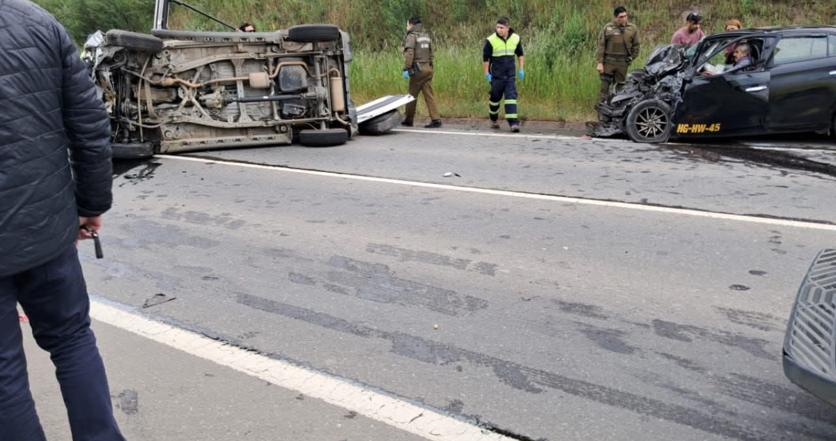 Una mujer fallecida y dos personas heridas de gravedad deja colisión en Ruta Q-34 de Laja