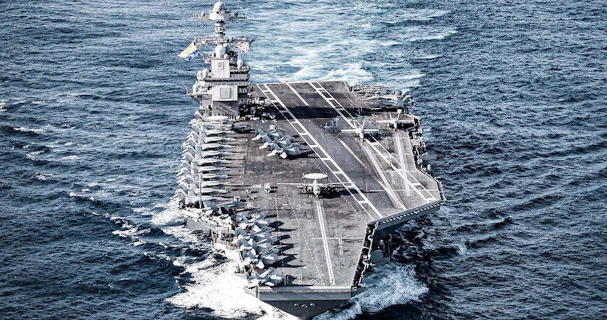 El portaaviones USS Gerald R. Ford