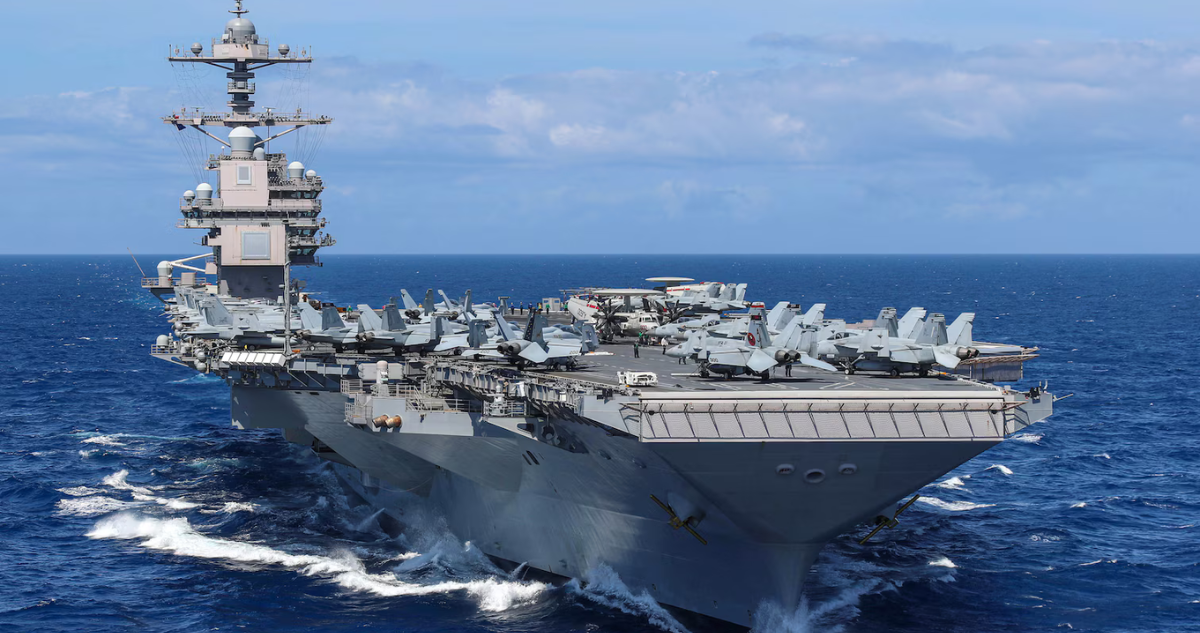 El portaaviones USS Gerald R. Ford