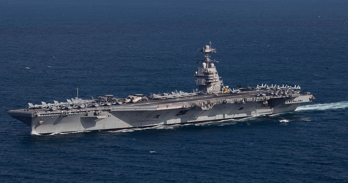 El portaaviones USS Gerald R. Ford