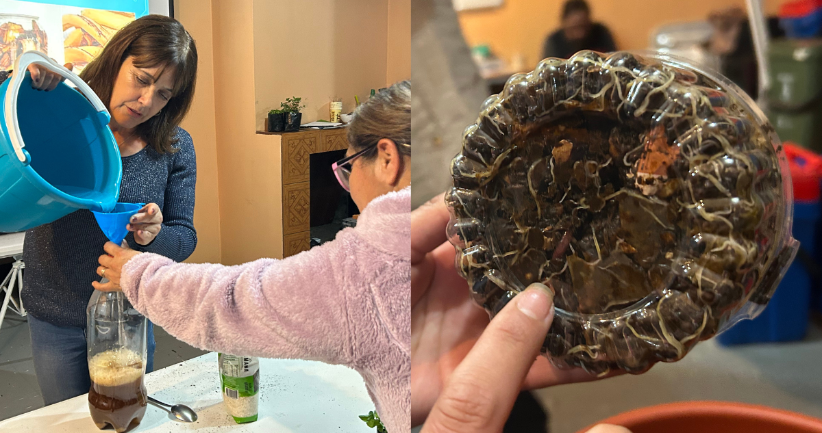 Vecinos de Santa Juana transforman residuos en abono natural gracias a programa impartido por el Minvu