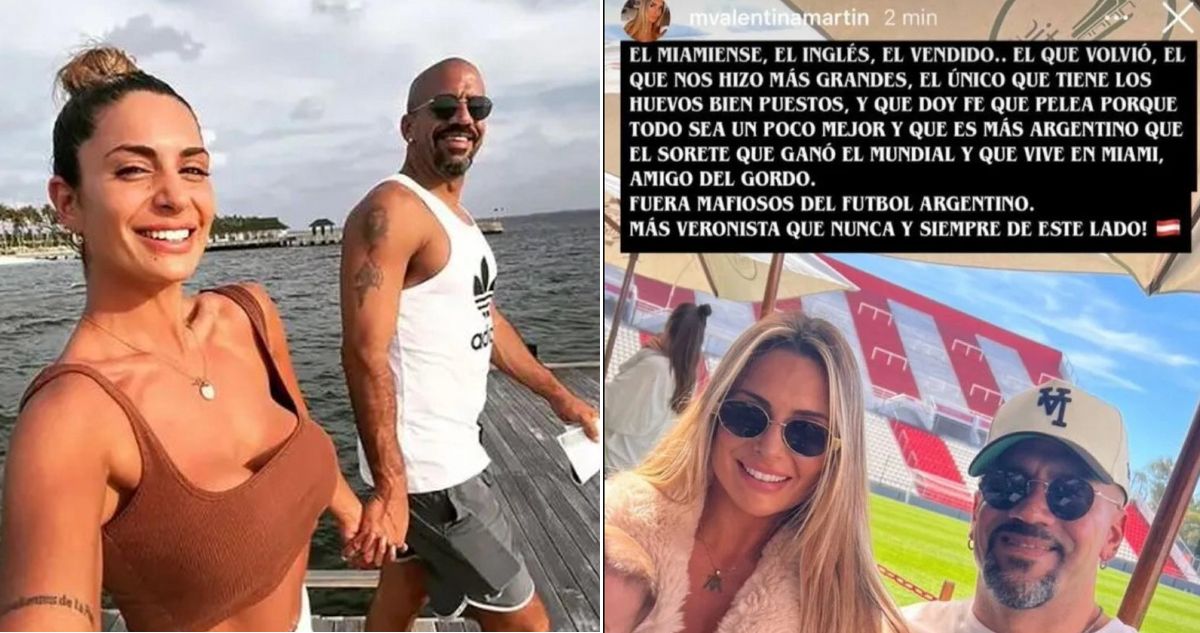 Verón esposa posteo