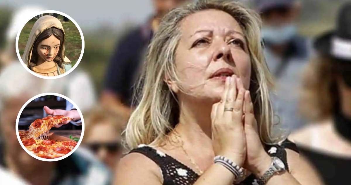 Vidente italiana es acusada de “falsos milagros”: aseguraba que multiplicaba pizzas y veía a la virgen