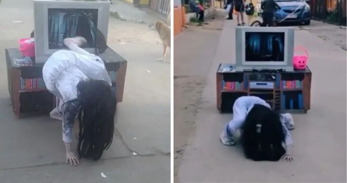 “Nos costó encontrar la tele adecuada”: la historia del viral disfraz de El Aro en Coquimbo