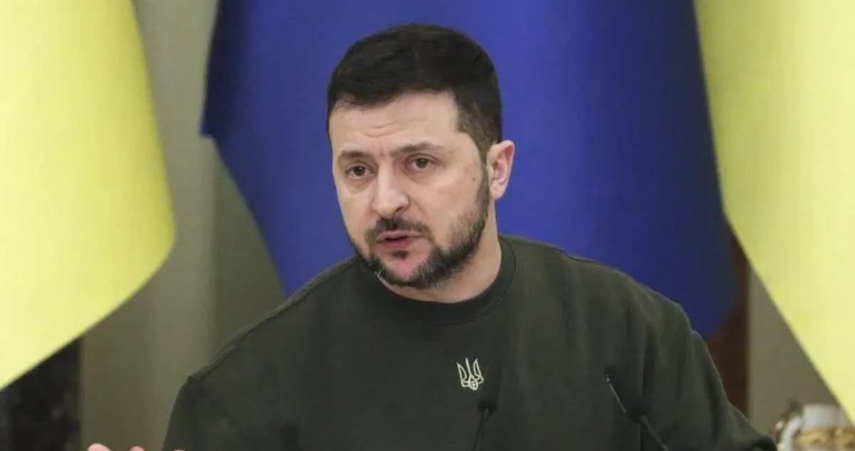 El presidente de Ucrania, Volodimir Zelenski