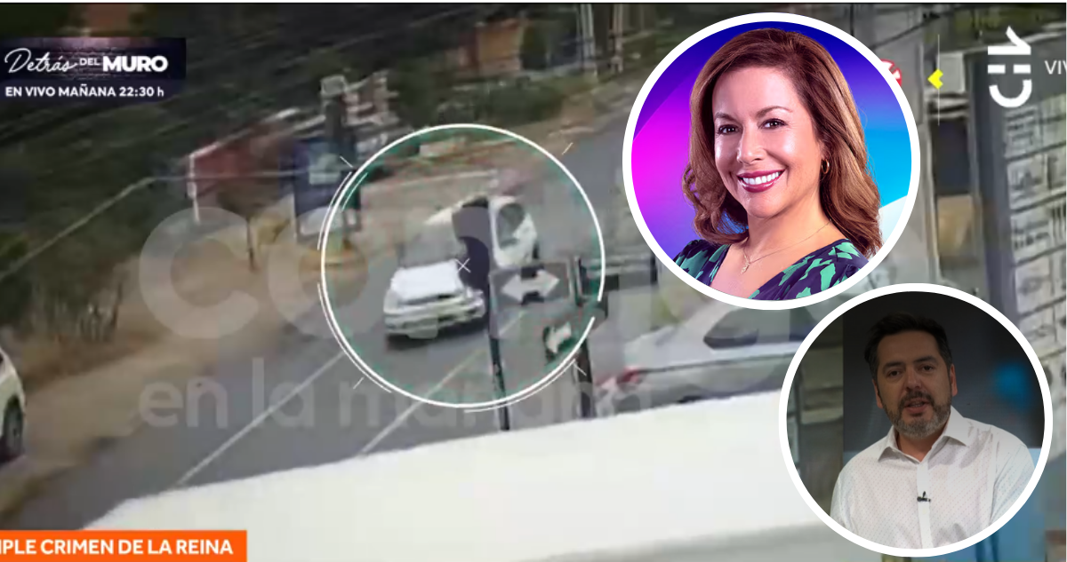 Capturas de video de Yuyuniz Navas en domicilio contiguo al de Eduardo Cruz Coke y miniatura de Sergio Jara