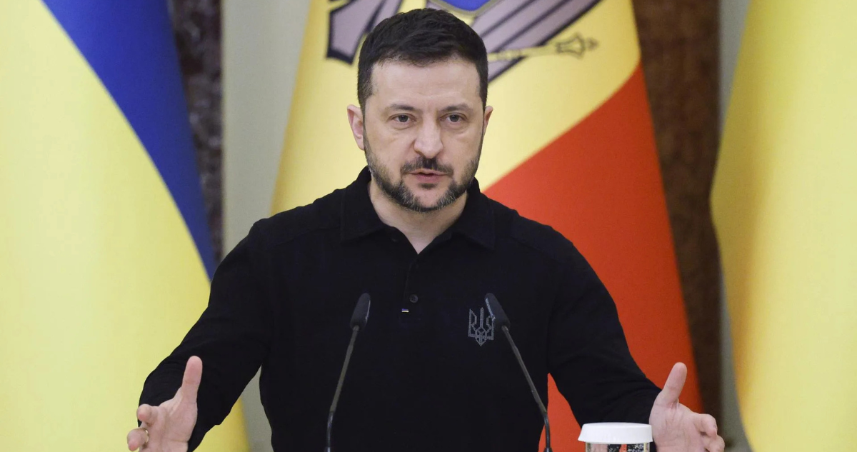 Volodimir Zelenski, presidente de Ucrania