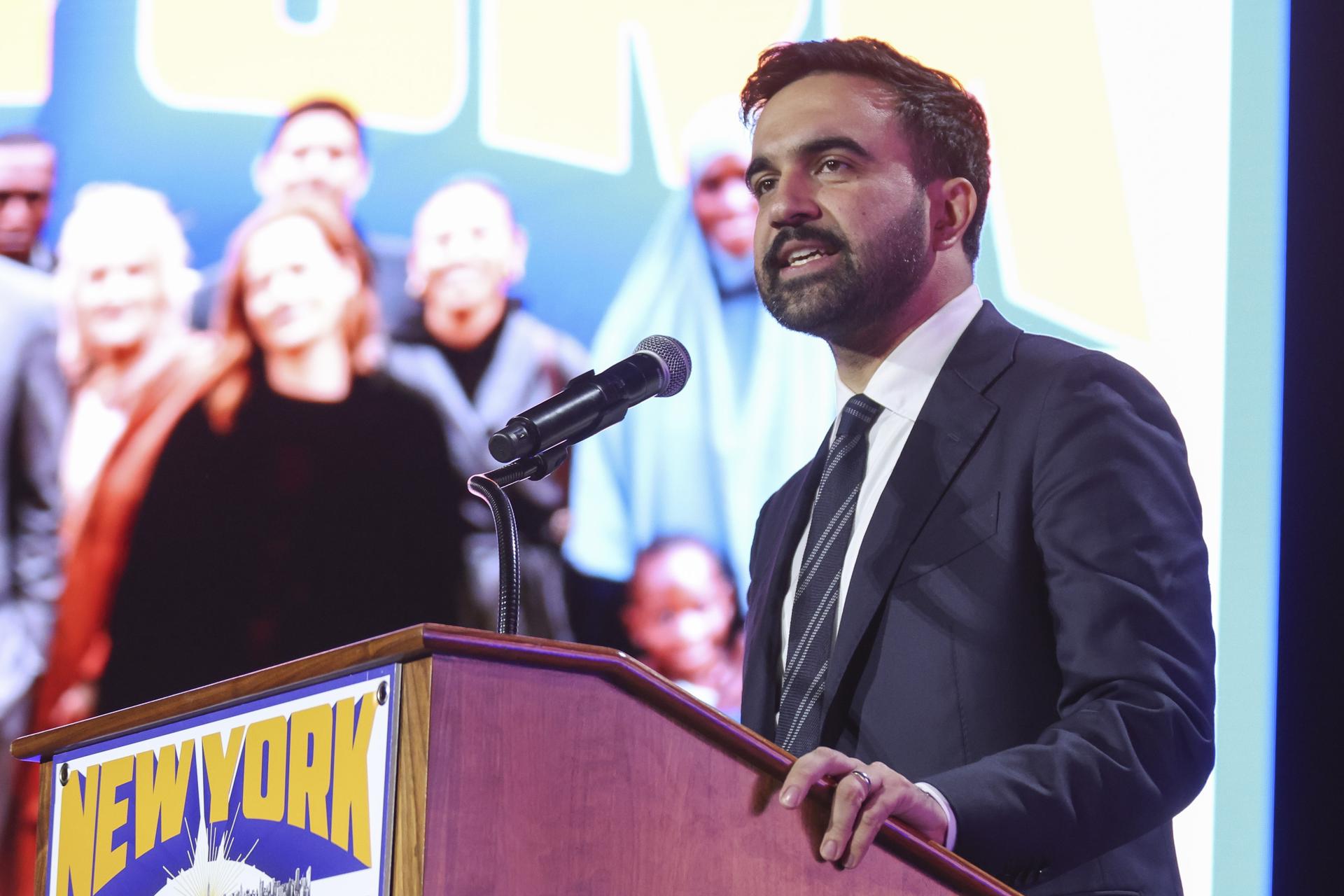 El candidato Zohran Mamdani