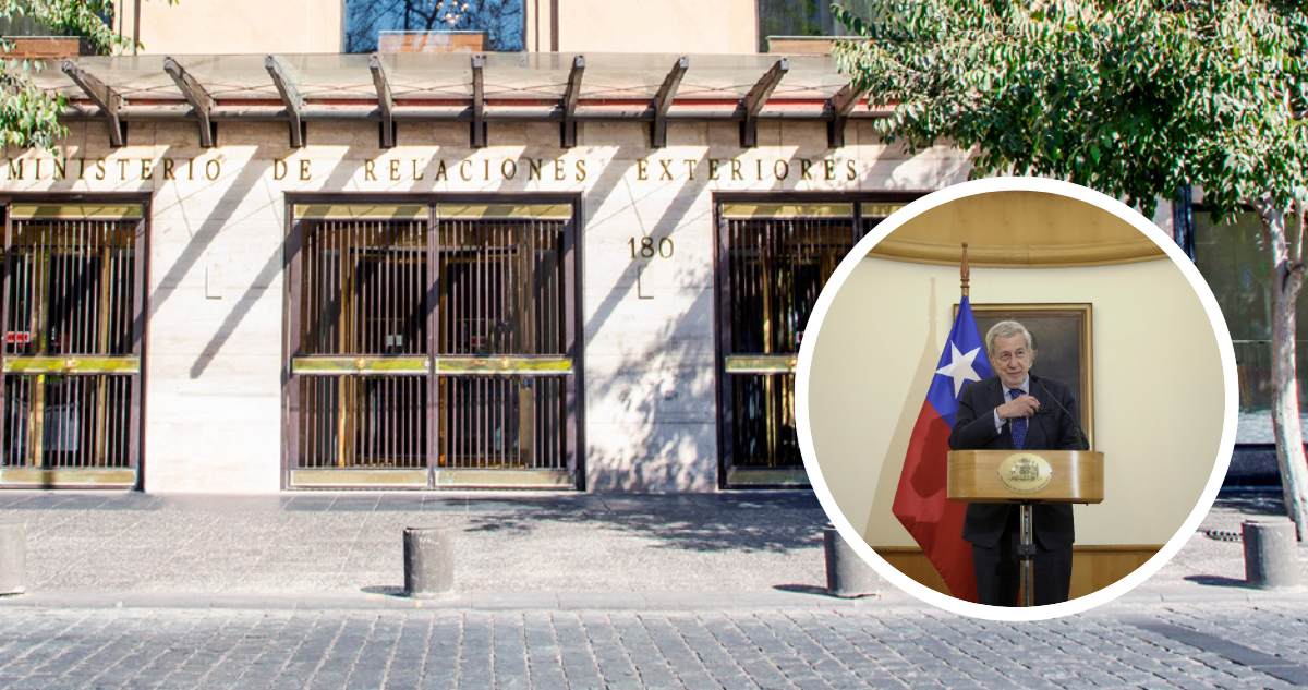 Edificio del Ministerio de Relaciones Exteriores y ministro de RREE