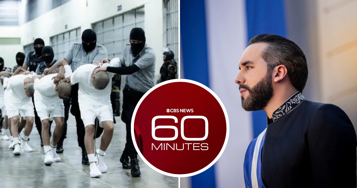 60 Minutos suspendió emisión de reportaje sobre Megacárcel de Bukele