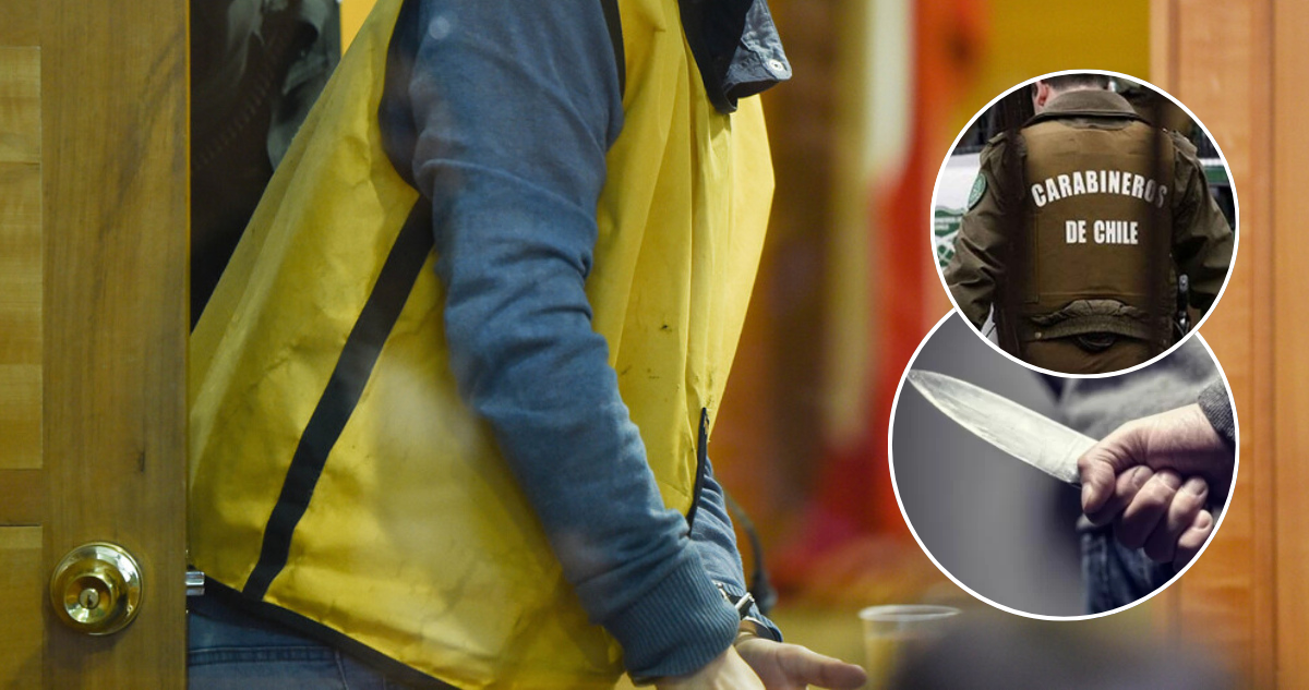 Hombre atacó y amenazó con cuchillo a carabinero en Los Ángeles: quedó con prohibición de acercarse