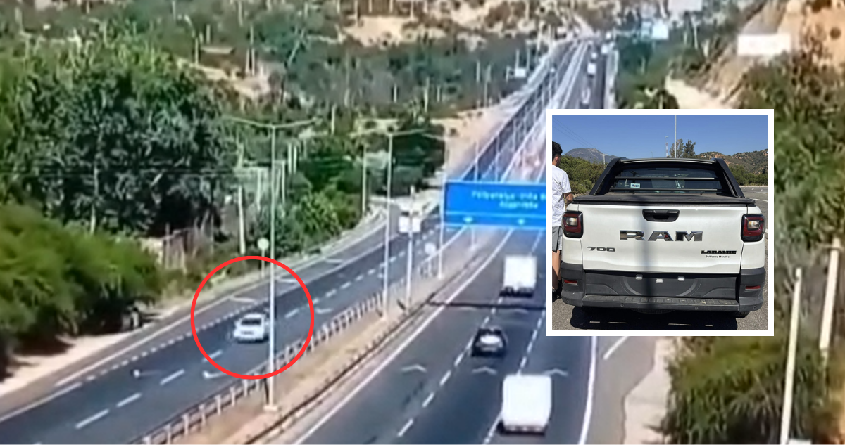 A 193 km/h en una RAM 700 por Ruta 68: vehículo pertenecía a constructora y conductor será formalizado