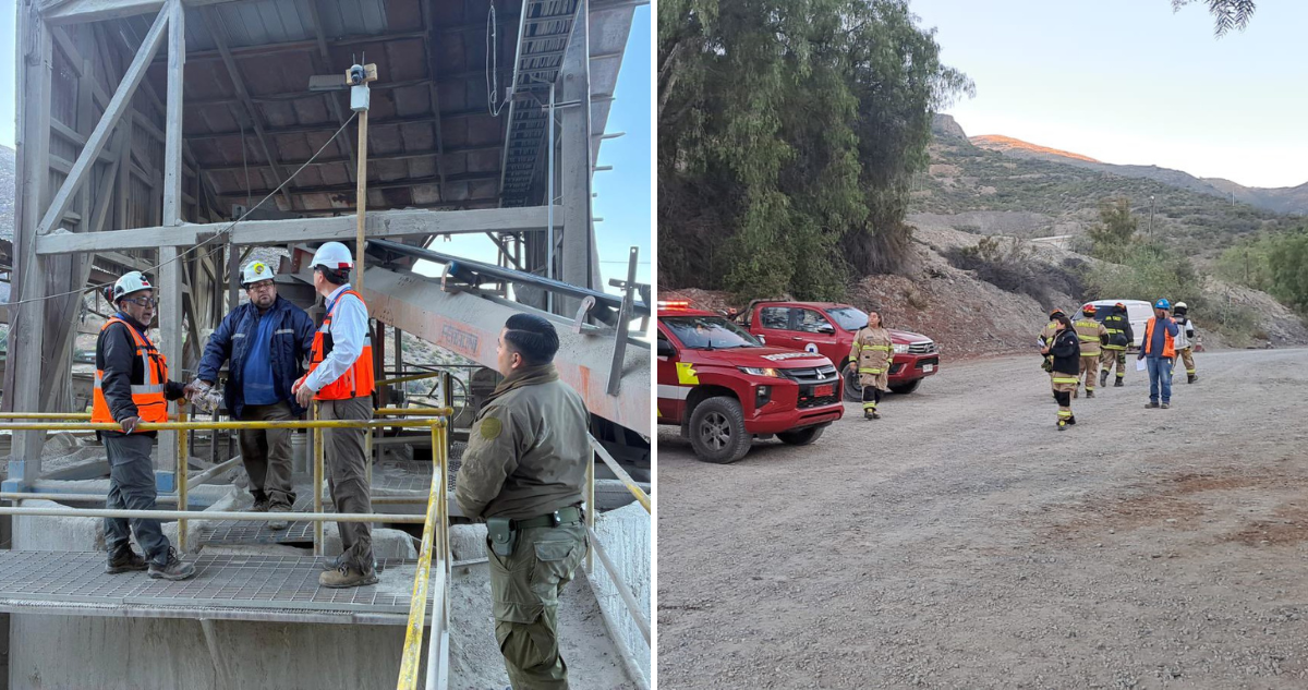 Accidente fatal en mina El Bronce: Equipos de Sernageomin trabajan en rescate de cuerpo
