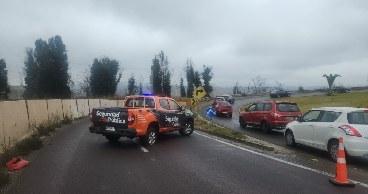 Colisión múltiple Ruta Las Palmas