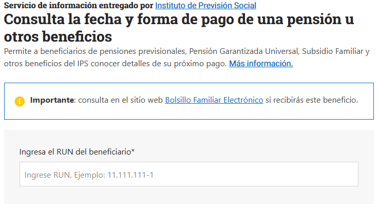 ¿Eres pensionado? Revisa con tu RUN la fecha de pago del aguinaldo de Navidad o si ya lo recibiste