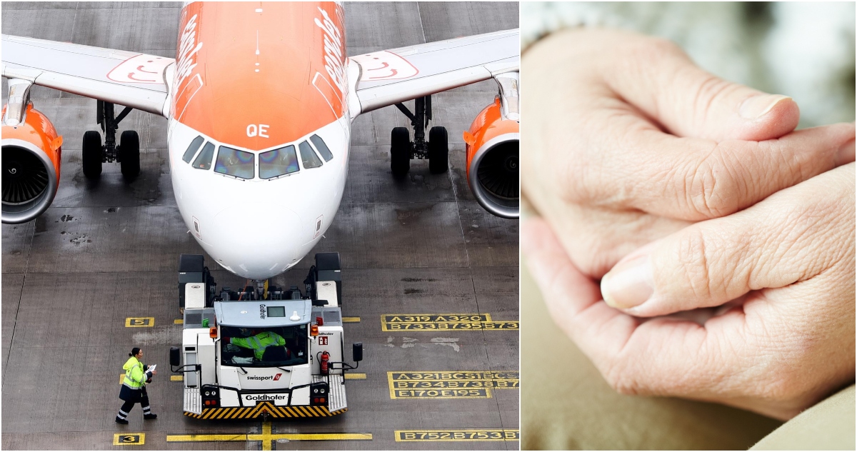 Easyjet dio un giro al caso de una anciana que habría sido embarcada por su familia a un avión en España estando ya fallecida.