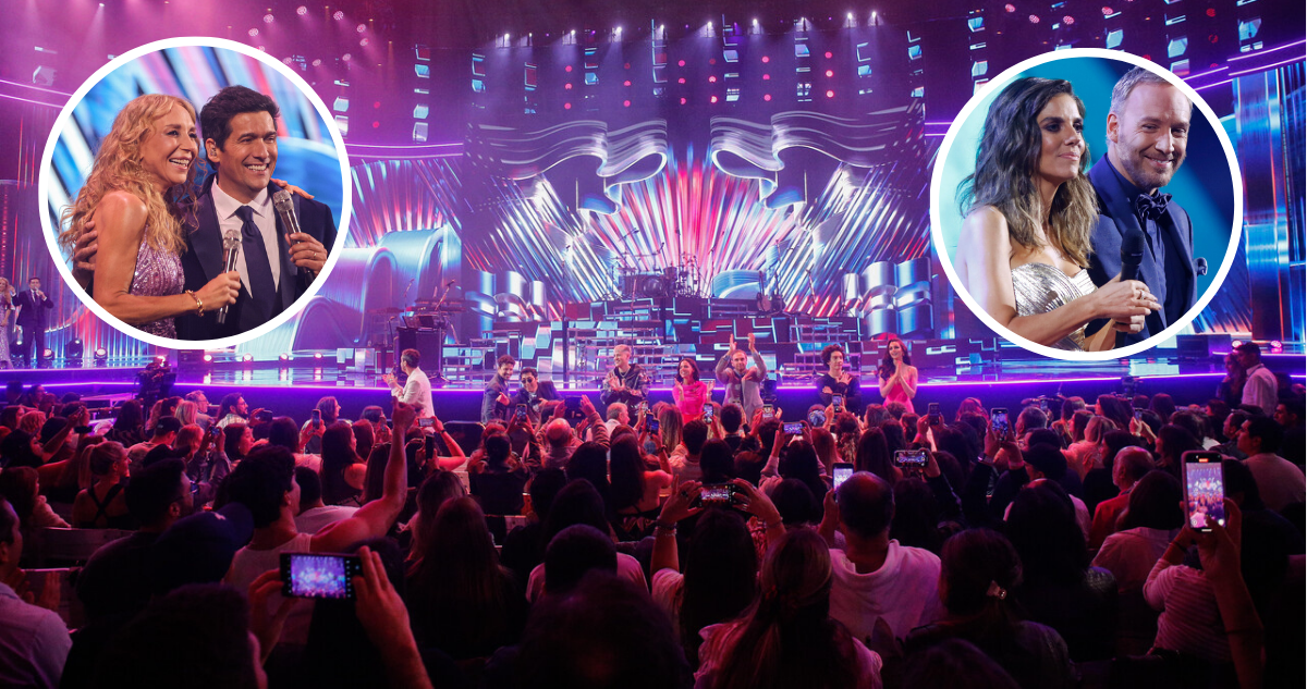 Quinta Vergara y animadores del Festival de Viña