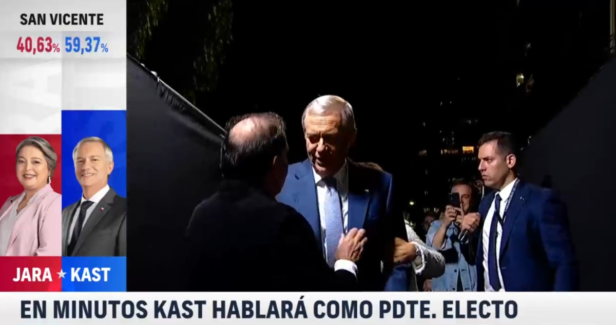 Sergio Arias: el rol del "sastre de la TV" el día del triunfo de José Antonio Kast 