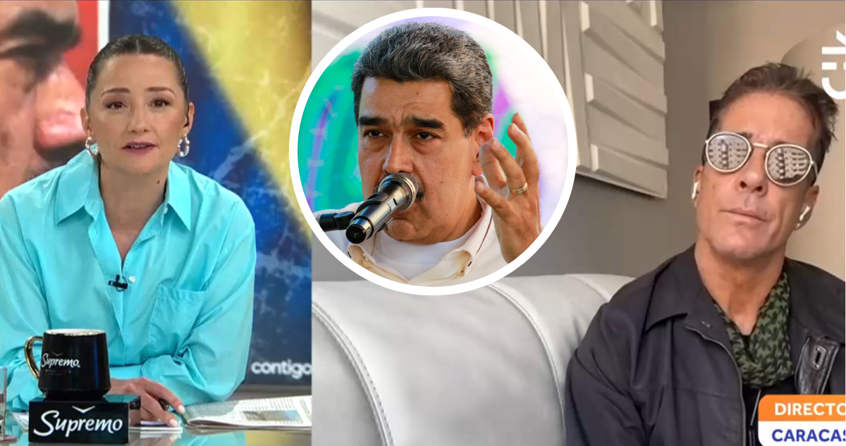 Andrea Arístegui y Fernando Carrillo en matinal de CHV