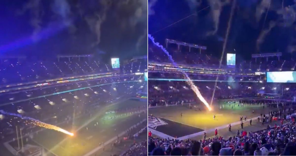 La casi tragedia en el Ravens-Patriots en la NFL por artificio que falló: hecho ya se investiga