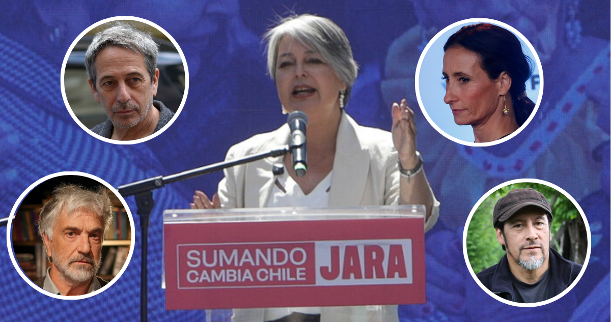 Jeannette Jara en referencia a artistas que la apoyan