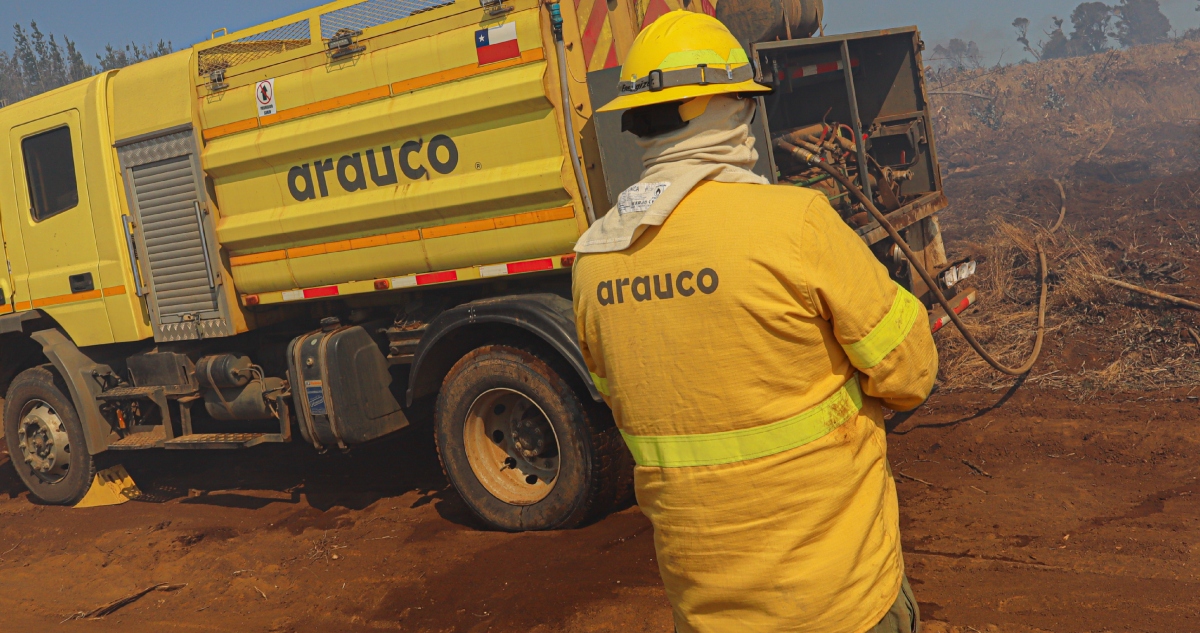 Ataque a brigada nocturna de empresa Arauco en Curanilahue