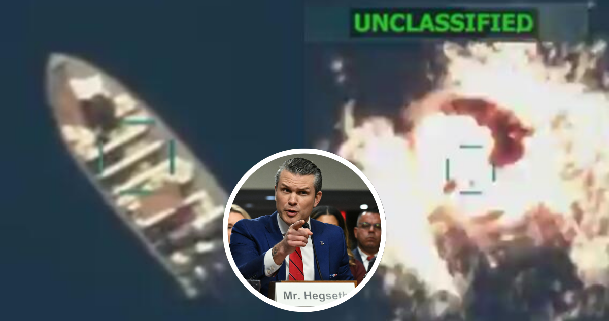 Ataque de EEUU a lancha, sin culpa para Pete Hegseth