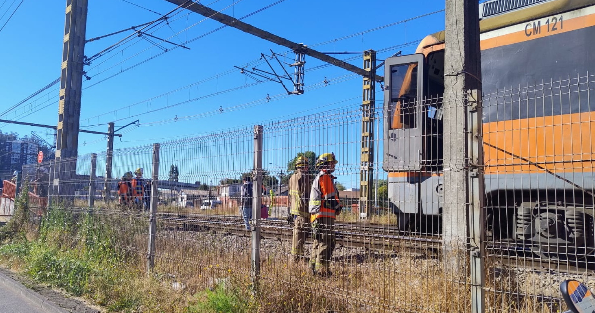 Hombre muere tras ser atropellado por Biotren en Concepción: suspenden servicios de línea 1