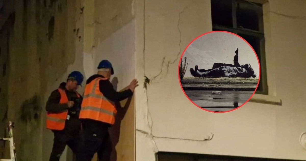 Enigmático Bansky se adjudica nueva obra en pleno Londres, pero es tapiada pocas horas después