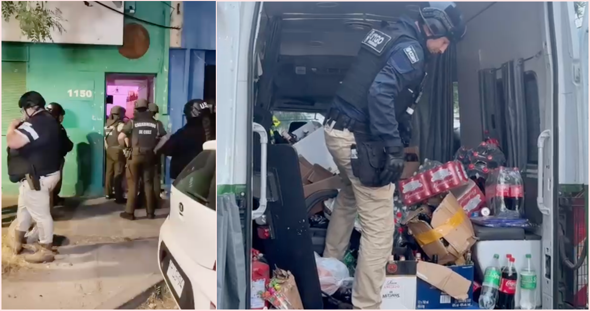 Denuncia por ruidos molestos permite descubrir bar clandestino con más de 100 asistentes en Santiago