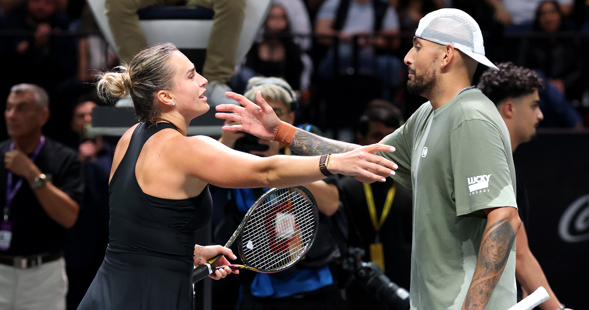 Batalla de los Sexos entre Krygios y Sabalenka