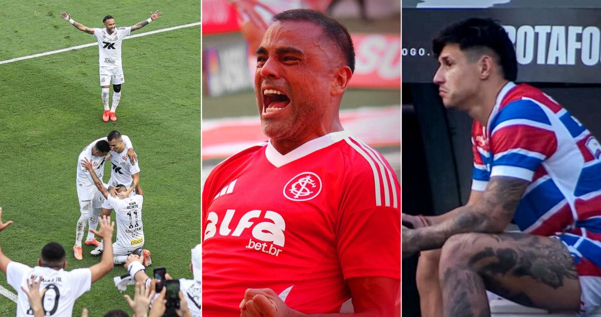 Brasileirao al rojo: Fortaleza desciente pese a buena racha de últimas fechas, Santos a la sudamericana e Internacional se salva