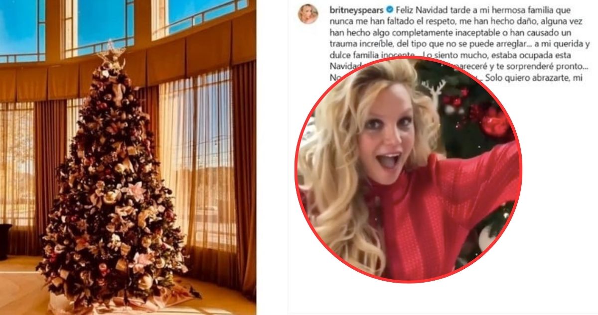 Britney Spears publica sarcástico mensaje a su “dulce e inocente” familia tras pasar Navidad sin ella