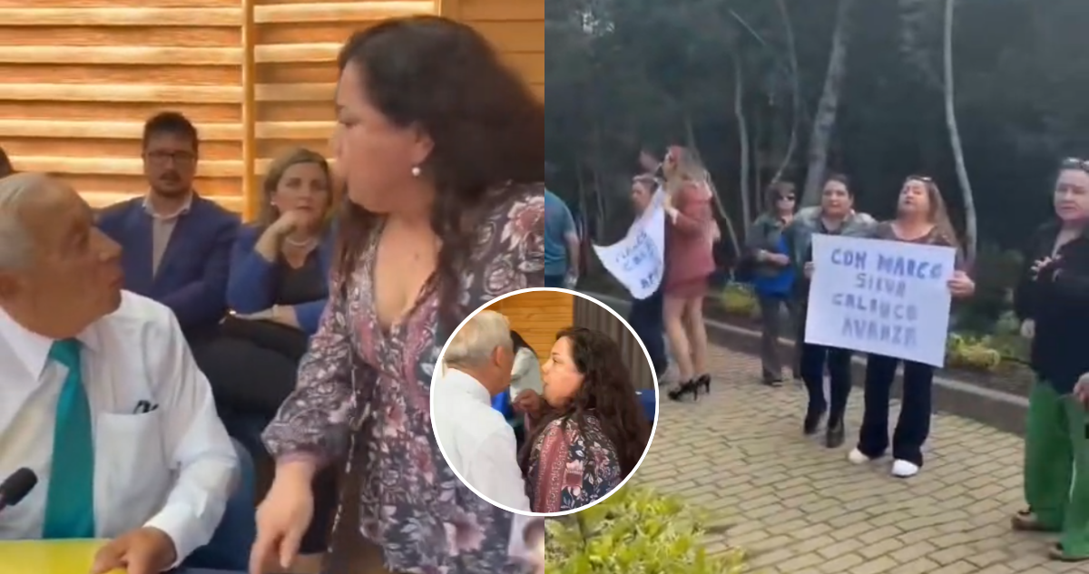 VIDEO | Adherentes de alcalde de Calbuco increpan a concejales en pleno concejo: ediles acusan ataques