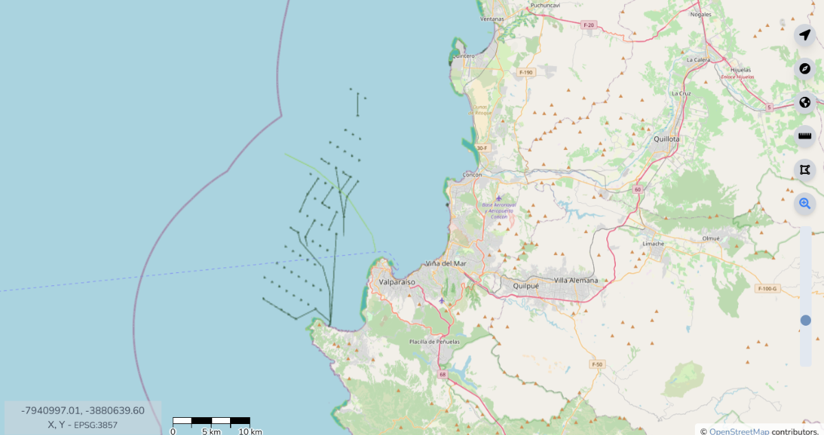 Acusan total silencio: polémica por megaproyecto eólico marino que abarcaría 4 comunas en Valparaíso