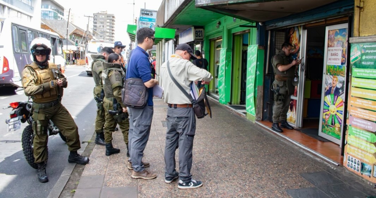 Clausuran casinos ilegales en Temuco