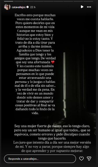 Cata Vallejos responde críticas tras rumores sobre candidatura a Miss Chile: "Soy una mujer fuerte"