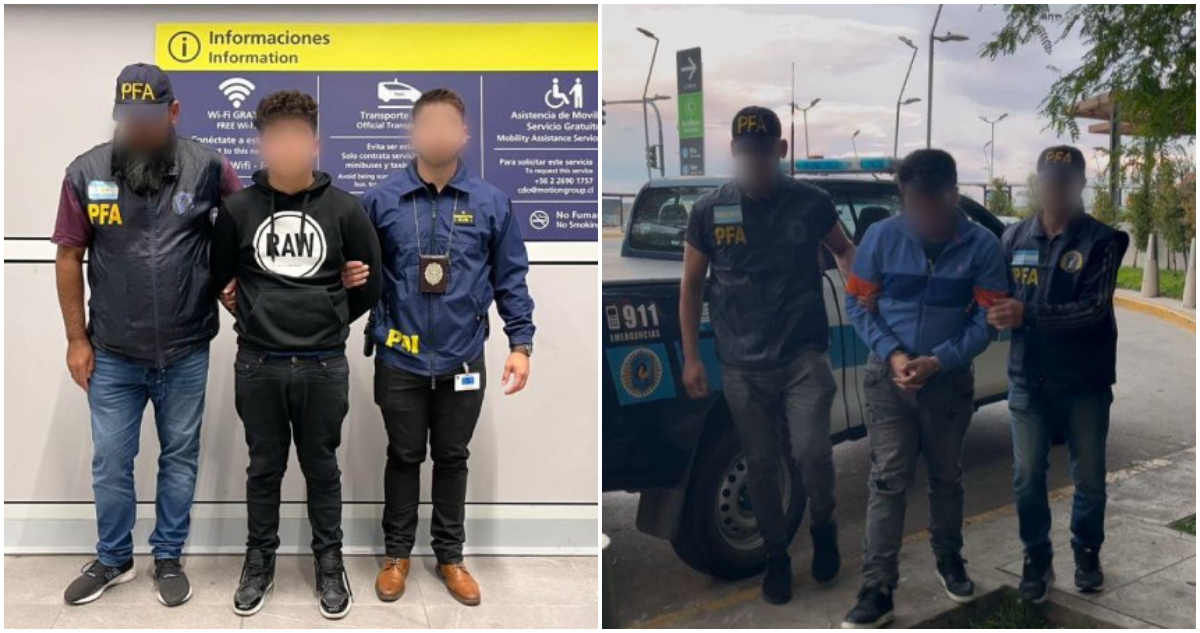 La Policía de Argentina difuminó los rostros de los chilenos | Redes